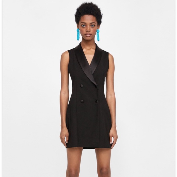 Tuxedo dress zara Dresses Images 2022